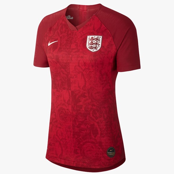 Maillot Football Angleterre Exterieur Femme 2019 Rouge